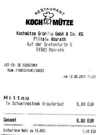 kmah Hffner Kochmtze Restaurant